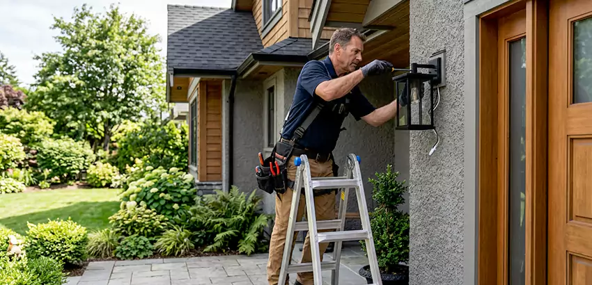 Outdoor and Exterior Light Fixture Installation in Dublin